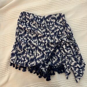 Zara XS Skort beach cover up skirt sarong